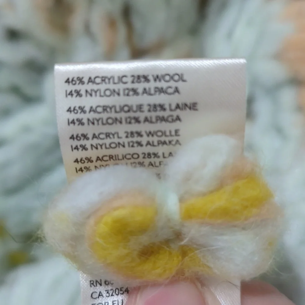 Anthropologie Wool Alpaca Blend Chunky JoJo Oversized Sweater - Picture 6 of 6